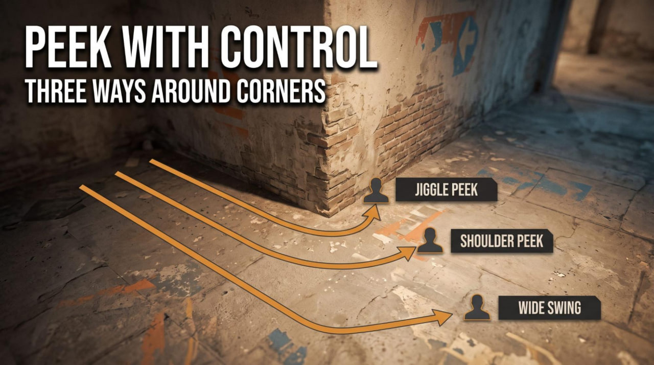 Common peeking techniques in CS2
